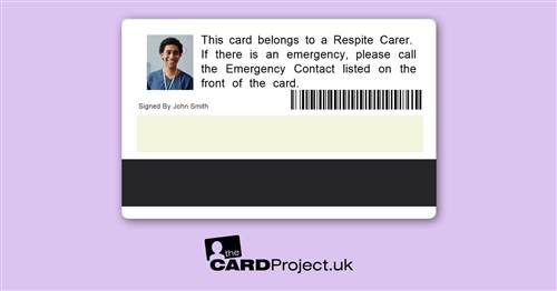 Respite Carer ID Card Premium (REAR)