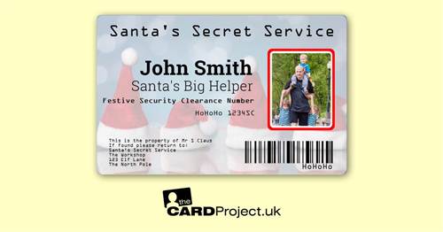 Santa's Secret Service ID Card