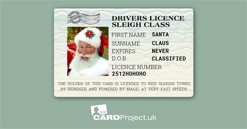 Santa's Drivers Licence