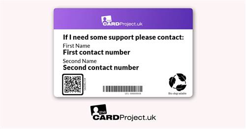 SIBO Photo Medical Card (REAR)