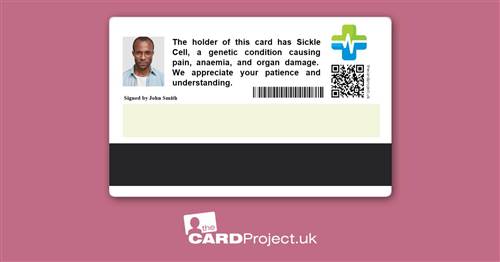 Sickle Cell Premium Medical Card (REAR)