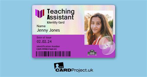 Teaching Assistant ID Card (FRONT)