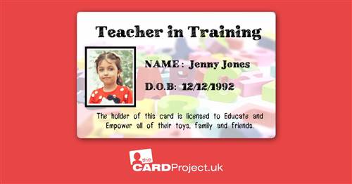 Teacher Photo ID  Card  