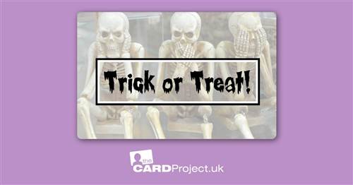 Halloween Silent Trick or Treat Card